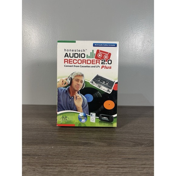 honestech Other - Honestech Audio Recorder 2.0 Deluxe Convert From Cassettes LPs New Sealed